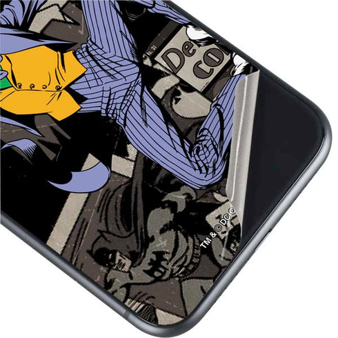 DC Comics The Joker Vintage Action pose pattern iPhone 11 Skin